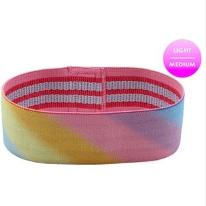 SUZIE B FITNESS RAINBOW GLUTE BAND LIGHT/MEDIUM